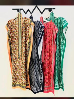 WhatsApp Image 2026-03-07 at 5.05.30 PM (2) Monogram Print Sleeveless Maxi Dress — 4 Color Variants